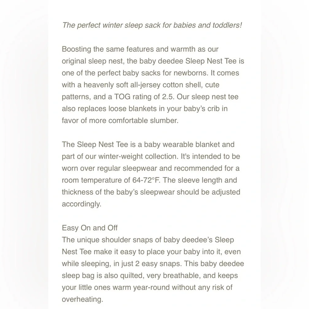 Baby Deedee Sleep Nest Tee in Playful Whales